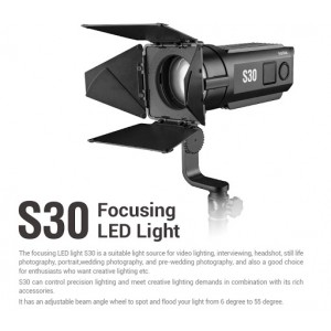 Đèn Godox S30 LED Focusing LED Light